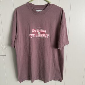 Monkey And The Elephant Foster Community T Shirt Paratodo Brand USA Made Men L